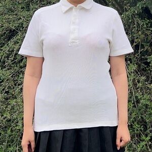 Bossini cream Button Down Polo Shirt